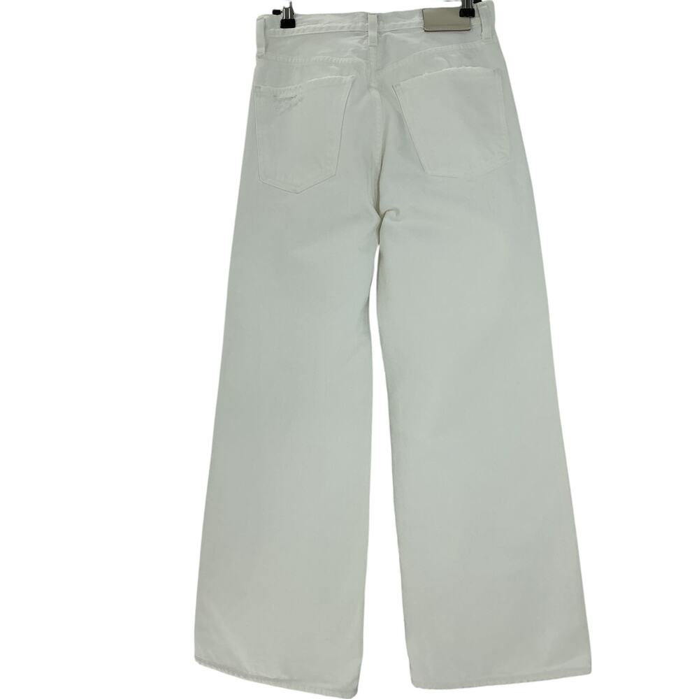 Citizens Of Humanity Baggy White Paloma Denim Jeans Size 26 - Picture 3 of 4